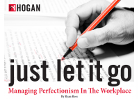 Managing Perfectionism In The Workplace - HART Consulting