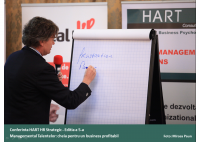 Agenda eveniment Editia a 5-a: Managementul Talentelor: cheia pentru un business profitabil - HART Consulting