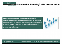 Amalia Sterescu - Succession planning: what is next after the theory - HART Consulting