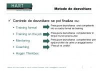 Prezentare Business-Edu Forum 2012 â€“ PLAY, LEARN, PERFORM - HART Consulting