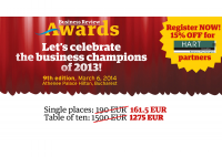 HART Consulting is partner of the Business Gala Awards 2014 - HART Consulting