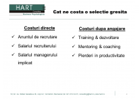 HR Cafe: Cum crestem eficienta proceselor de selectie - HART Consulting