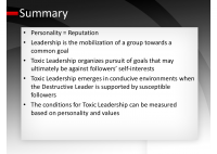 Leadership toxic - Jarrett Shalhoop, Senior Consultant - Global Alliances Hogan Assessment USA - HART Consulting