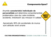 Madalina Balan - Diagnoza personalitatii angajatilor: predictor pentru rata de incidente/accidente la locul de munca - HART Consulting