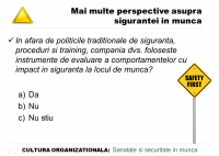 Madalina Balan - Diagnoza personalitatii angajatilor: predictor pentru rata de incidente/accidente la locul de munca - HART Consulting