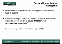 Madalina Balan - Leadership-ul si trasaturile de personalitate accentuate: cand punctele forte devin o frana - HART Consulting