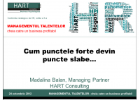 Madalina Balan - Leadership-ul si trasaturile de personalitate accentuate: cand punctele forte devin o frana - HART Consulting