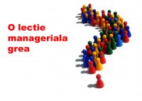 O lectie manageriala grea - HART Consulting