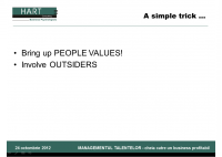 Sergiu Negut - Realizarea implicarii la nivel de board: ce ar trebui sa faca un CEO si ce atribute personale sunt necesare la acest nivel de leadership? - HART Consulting