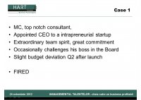 Sergiu Negut - Realizarea implicarii la nivel de board: ce ar trebui sa faca un CEO si ce atribute personale sunt necesare la acest nivel de leadership? - HART Consulting