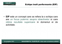 Simona Podgoreanu - Construirea de echipe inalt performante: premiza pentru eficienta economica a unei organizatii - HART Consulting